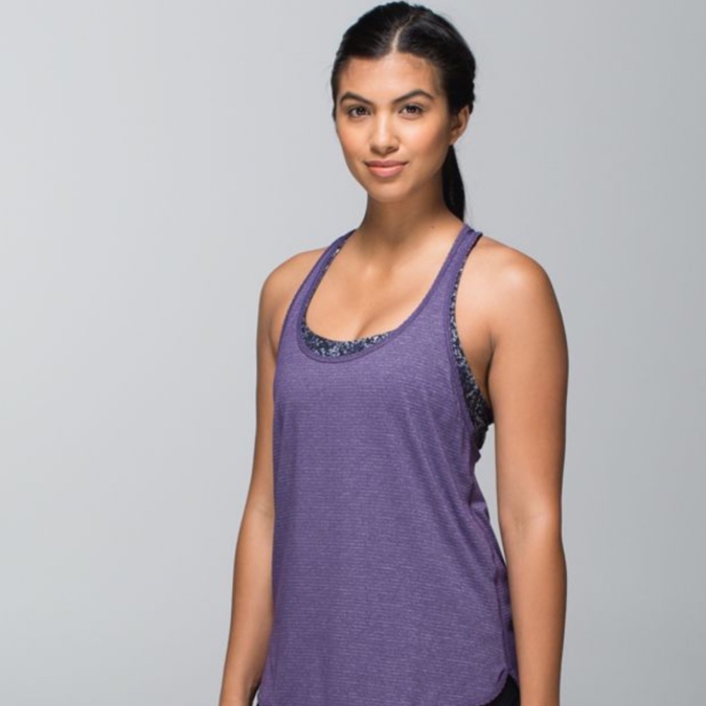 Lululemon 105 F Singlet Going Grape VGUC